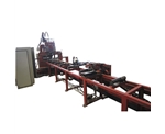 CNC Flat Steel  Punching & Cutting Line -plate width 120mm，hole φ40mm 